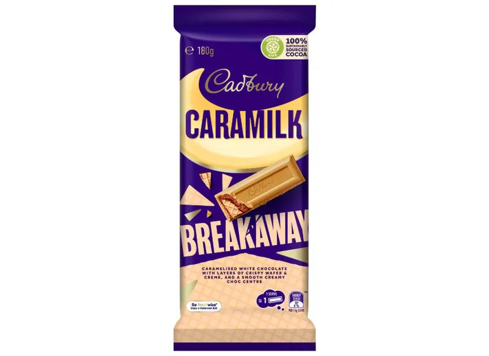 BSD-1635 Cadbury - Caramilk Breakaway Tablet (4 x 13 x 180g) - Case - Image 1