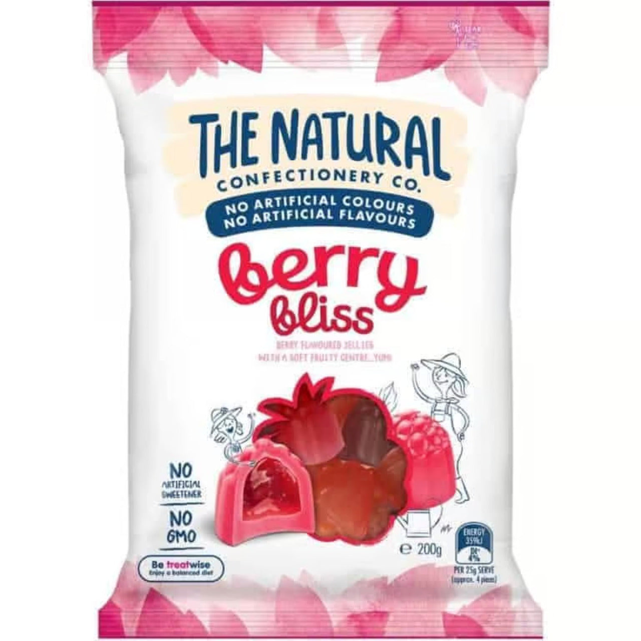 BSD-1758_1 The Natural Confectionery Company Berry Bliss (12 x 180g) - Case - Image 1
