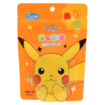 Pokemon Gummy - Vitamin C Soft Candy Mix Flavours (Orange + Strawberry + Green Apple) 6 x (8 x 75g) - Case