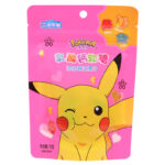 Pokemon Gummy - Calcium Lactate Soft Candy Mix Flavours (Peach + Strawberry + Blueberry) 6 x (8 x 75g) - Case