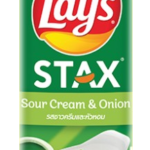 Lay's Stax - Sour Cream Onion Potato Chips (16 x 100g) - Case