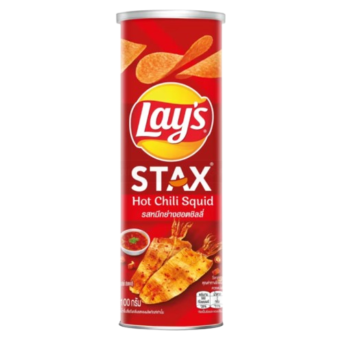 BSD-3067-removebg-preview Lay's Stax - Hot Chilli Squid Potato Chips (16 x 100g) - Case - Image 1