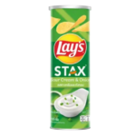 Lay's Stax - Sour Cream Onion Potato Chips (18 x 150g) - Case