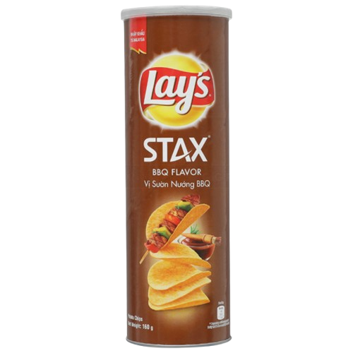 BSD-3073-removebg-preview Lay's Stax - BBQ Potato Chips (18 x 150g) - Case - Image 1
