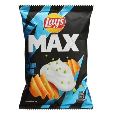 Lay's - Max Cream & Onion (40 x 75g) - Case