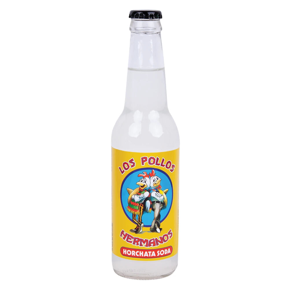 BSD-3447 Rocket Fizz - Breaking Bad Los Pollos Hermanos Horchata Soda (24 x 12oz) - Pallet - Image 1