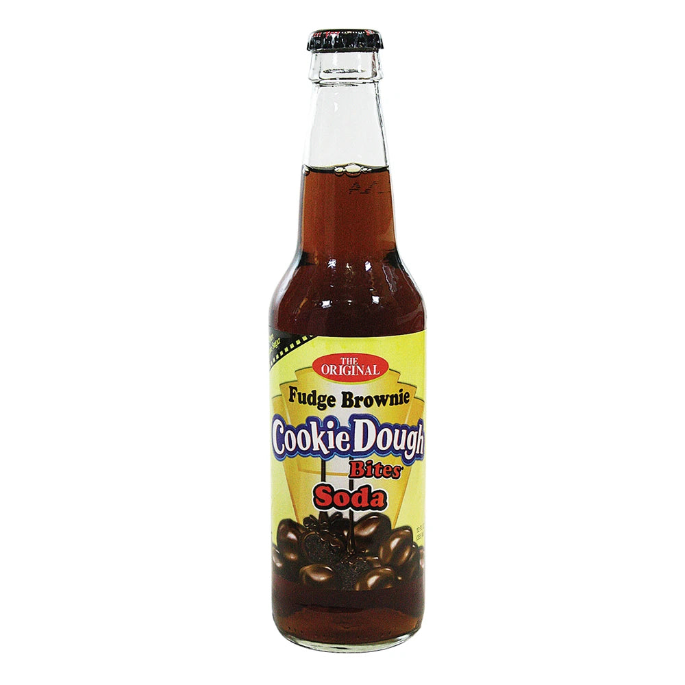BSD-3459 Rocket Fizz - Cookie Dough Bites Fudge Brownie Soda (24 x 12oz) - Pallet - Image 1