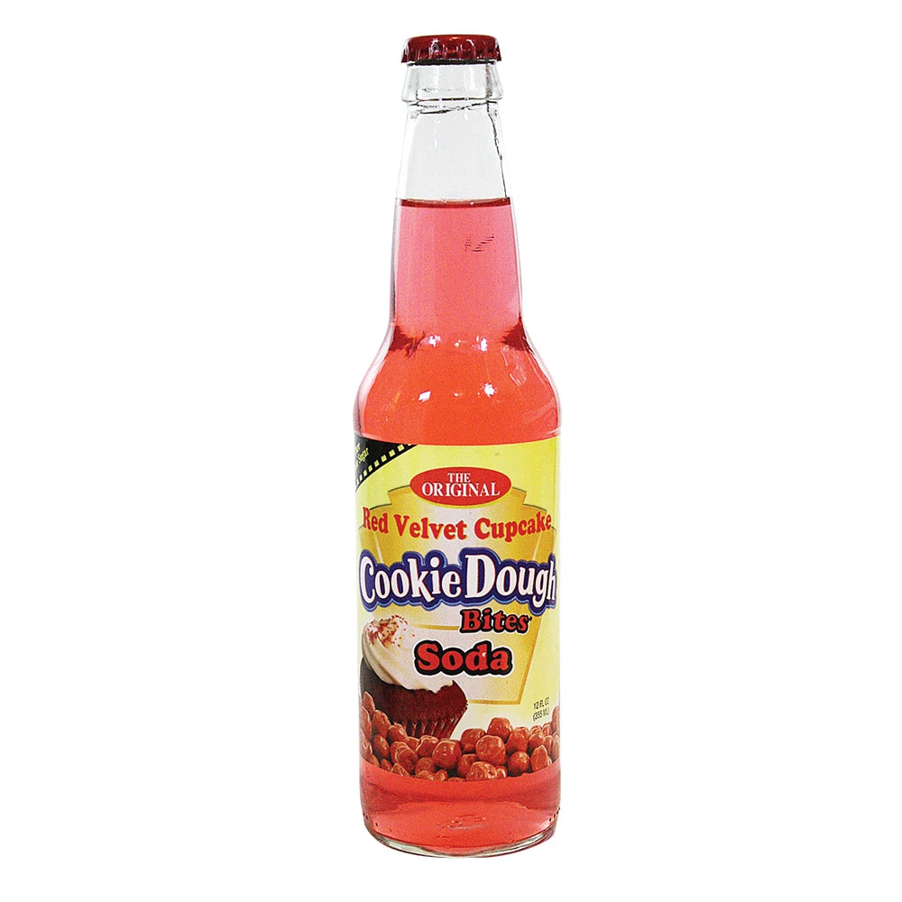BSD-3460 Rocket Fizz - Cookie Dough Bites Red Velvet Cupcake Soda (24 x 12oz) - Pallet - Image 1
