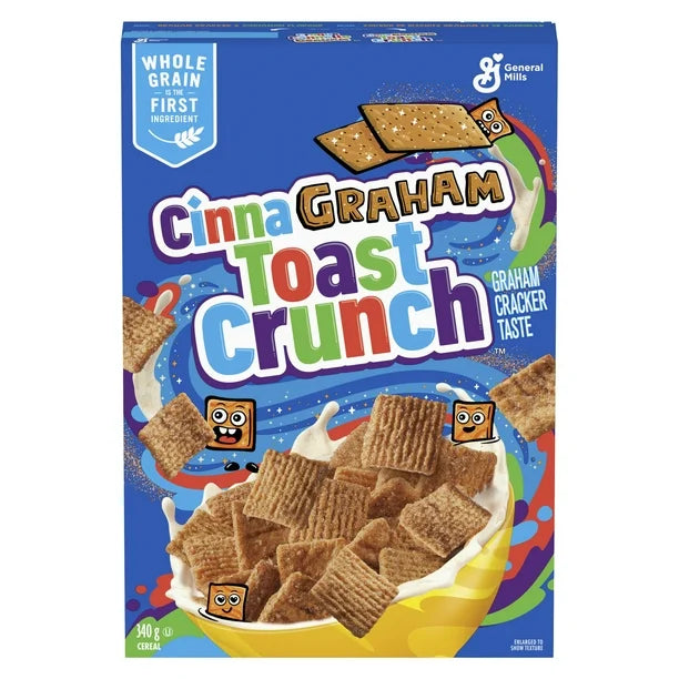 BSD-3690 General Mills - CinnaGraham Toast Crunch (12 x 340g) - Pallet - Image 1