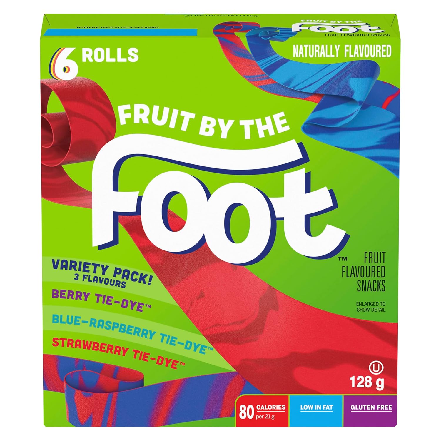 BSD-3710 Betty Crocker - Fruit by the Foot Fruit Snacks Variety Pack 6ct (12 x 128g) - Pallet - Image 1