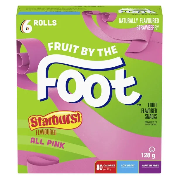 BSD-3711 Betty Crocker - Fruit by the Foot Starburst 6ct (12 x 128g) - Pallet - Image 1