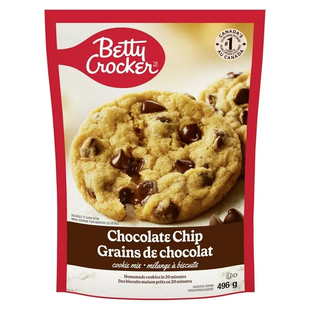 BSD-3747 Betty Crocker - Cookie Mix Chocolate Chip Mix (12 x 496g) - Pallet - Image 1