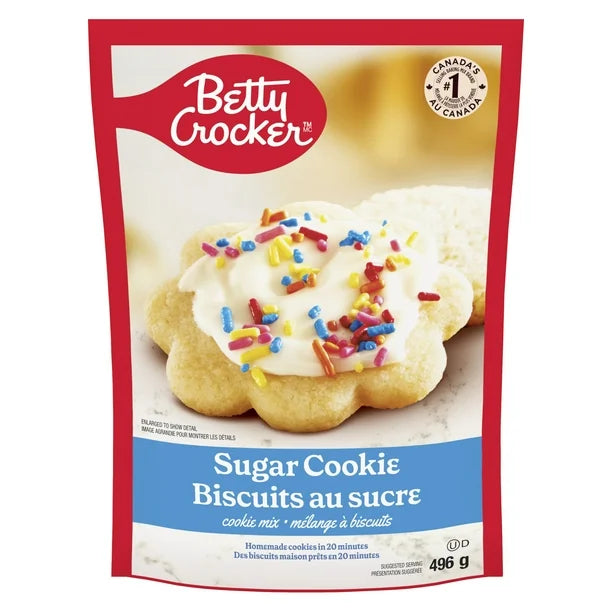 BSD-3749 Betty Crocker - Cookie Mix Sugar (12 x 496g) - Pallet - Image 1