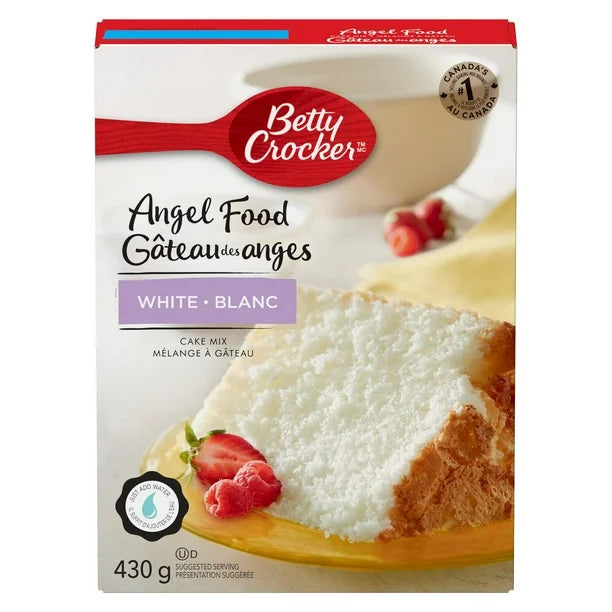 BSD-3751 Betty Crocker - Angel Food Cake Mix White (12 x 430g) - Pallet - Image 1