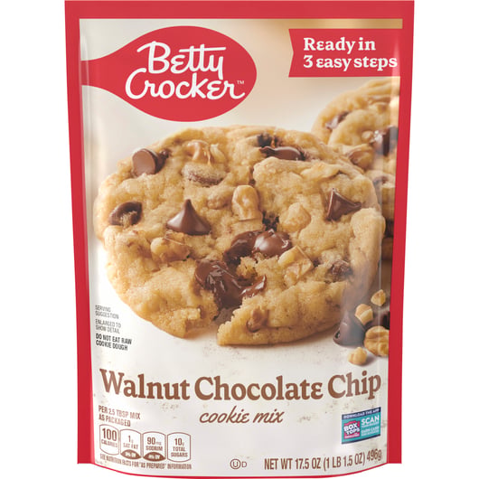 BSD-385 Betty Crocker - Cookie Mix Walnut Chocolate Chip (12 x 17.5oz) - Pallet - Image 1