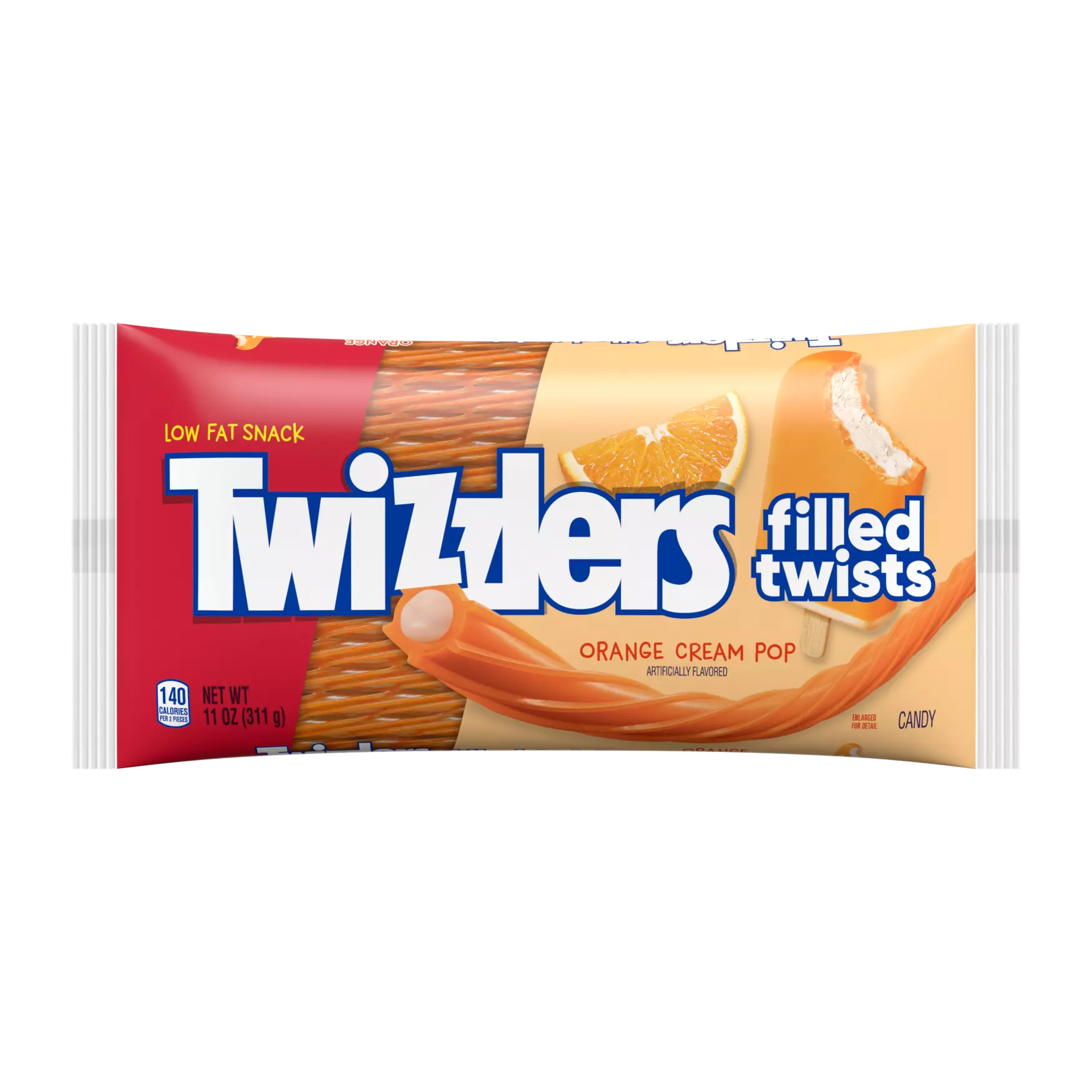 BSD-3902 Twizzlers - Orange Cream Pop (12 x 11oz) - Pallet - Image 1