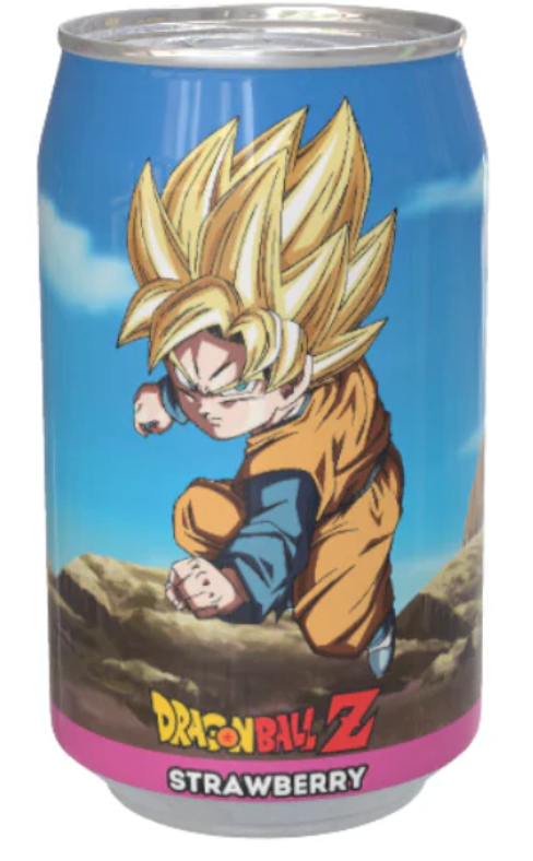 BSD-4160DragonBallZStrawberryFlavourSodaCan_12x330ml Dragon Ball Z Strawberry Flavour Soda Can (12 x 330ml) - Pallet - Image 1