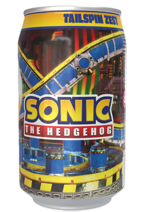 BSD-4164SonictheHedgehogOrangeFlavourSodaCan_12x330ml Sonic the Hedgehog Orange Flavour Soda Can (12 x 330ml) - Pallet - Image 1