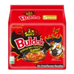 Samyang – Halal Certified Hot Chicken Flavor Ramen 2x Spicy 5 Pack (8 x 140g) - Case
