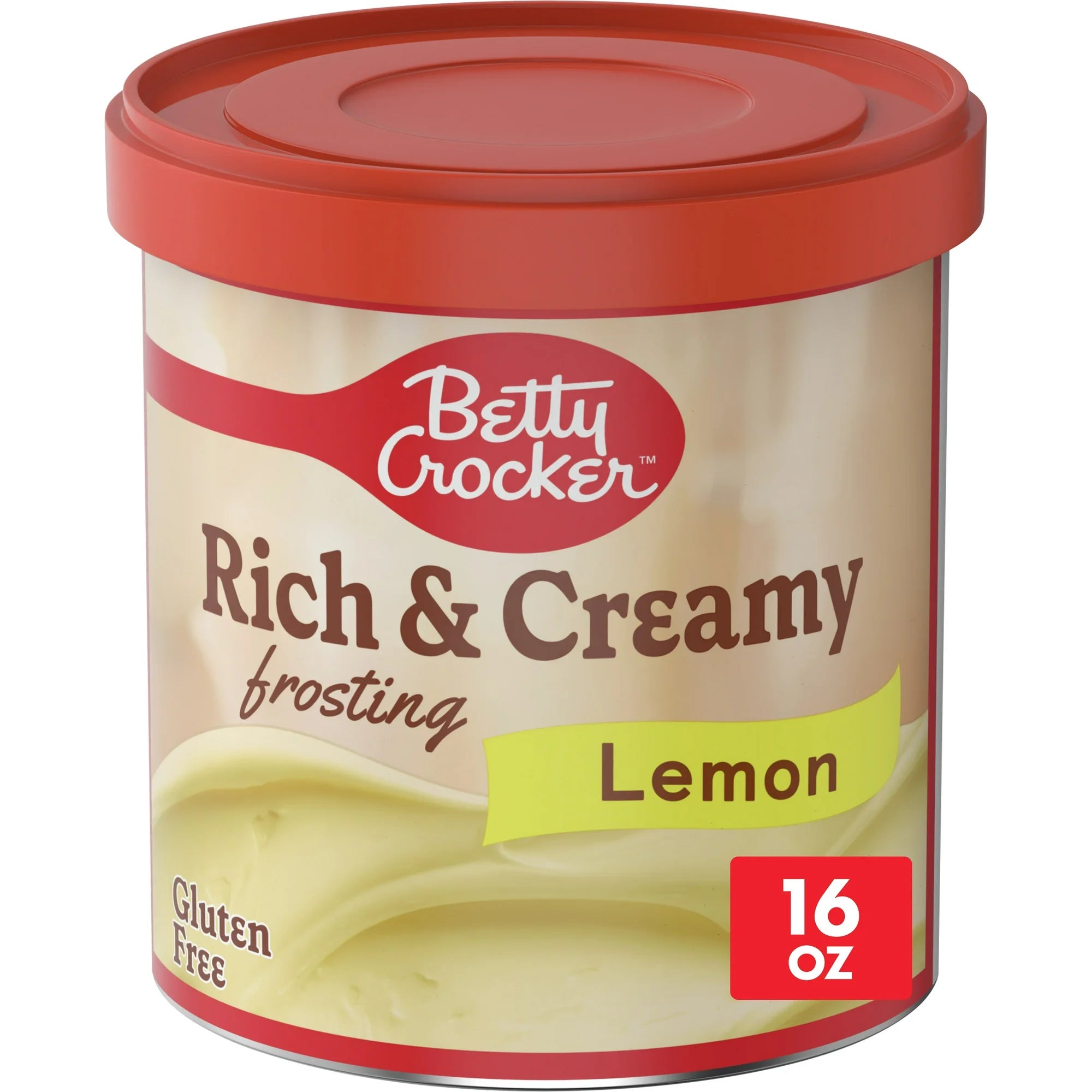 BSD-455 Betty Crocker - Rich & Creamy Frosting, Lemon (8 x 16oz) - Pallet - Image 1