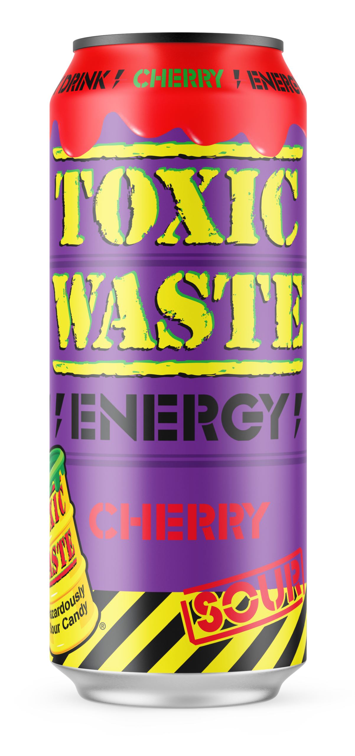 BSD-4648 Toxic Waste Energy - Cherry (12 x 500ml) - Pallet - Image 1