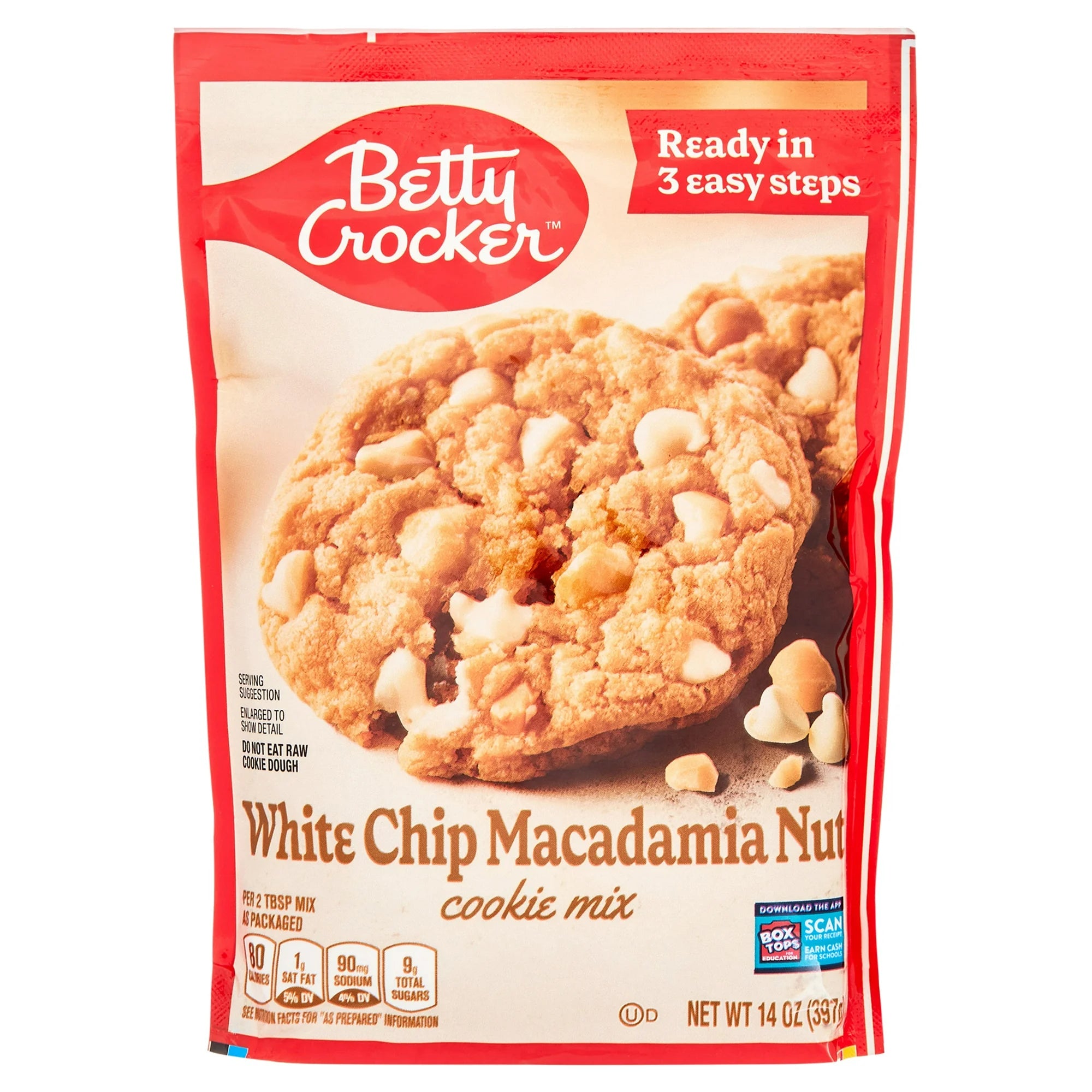 BSD-474 Betty Crocker - Cookie Mix, White Chip Macadamia Nut (12 x 14oz) - Pallet - Image 1