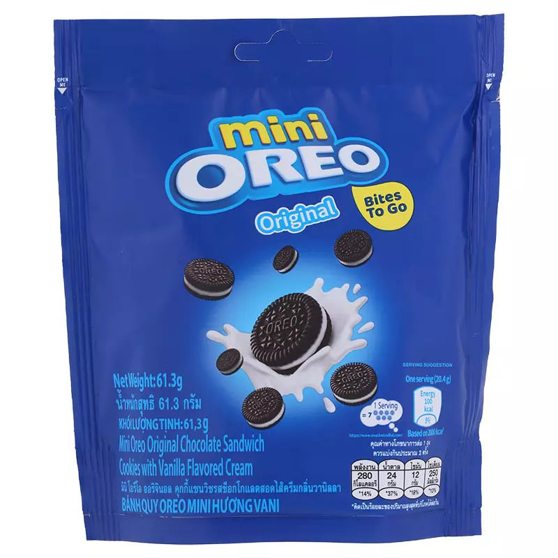 BSD-4859MiniOreoOriginalResealableBag_24x61.3g Mini Oreo Original Resealable Bag (24 x 61.3g) - Case - Image 1
