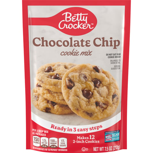 BSD-492 Betty Crocker - Cookie Mix, Chocolate Chip (9 x 7.5oz) - Pallet - Image 1