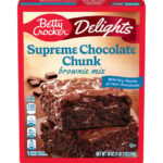 Betty Crocker - Delights Supreme Brownie Mix, Chocolate Chunk (12 x 18oz) - Pallet