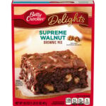 Betty Crocker - Delights Supreme Brownie Mix, Walnut (12 x 16.5oz) - Pallet