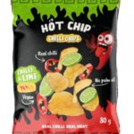 Hot Chip Potato Chips - Chili & Lime (15 x 80g) - Pallet