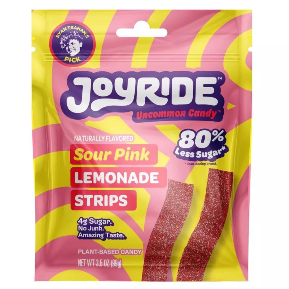 BSD-5292 Joyride - Sour Pink Lemonade Strips (10 x 3.5oz) - Pallet - Image 1