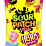 Sour Patch Kids Big Heads Peg Bag (12 x 8oz) - Pallet
