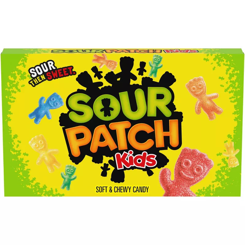 BSD-5304 Sour Patch Kids Theatre Box (12 x 3.5oz) - Pallet - Image 1