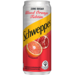 Schweppes Blood Orange Tumtim (Promegranate) Soda Zero Sugar (24 x 330ml) - Case