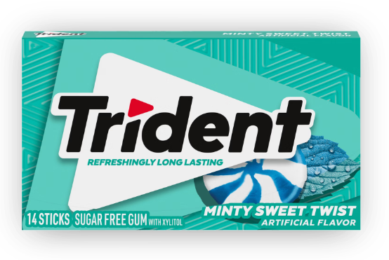 BSD-5432 Trident – Minty Sweet Twist (12 x 12 x 14Pcs) - Pallet - Image 1