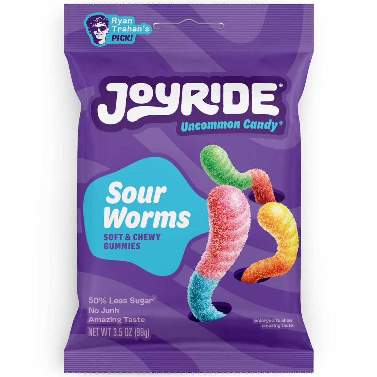 BSD-5461 Joyride - Sour Gummy Worms (10 x 3.5oz) - Pallet - Image 1