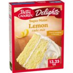 Betty Crocker - Delights Super Moist Cake Mix Lemon (12 x 13.25oz) - Pallet
