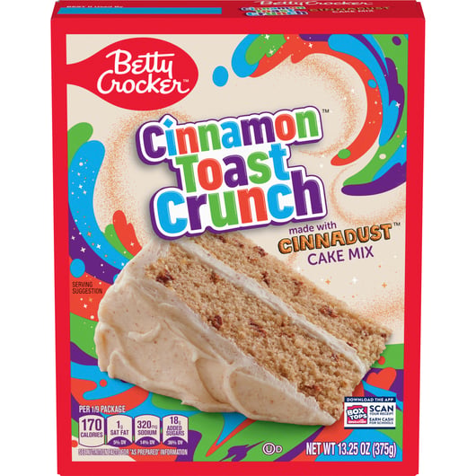 BSD-915 Betty Crocker - Cinnamon Toast Crunch Cake (12 x 13.25oz) - Pallet - Image 1