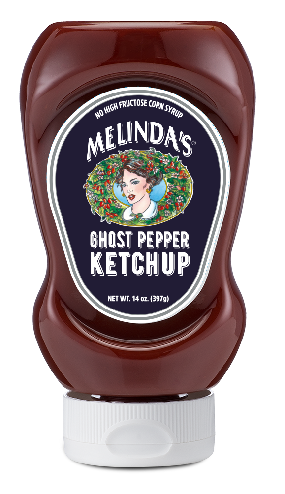 Mel_GhostKetchup14oz Melinda’s – Ghost Pepper Ketchup (6 x 14oz) - Pallet - Image 1