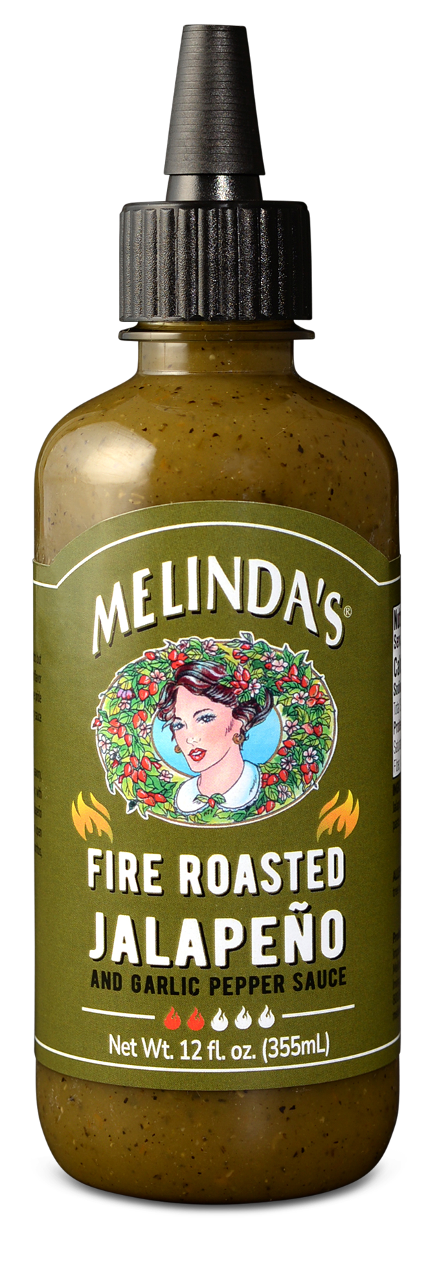 Melinda_sFireRoastedJalapeno Melinda’s – Fire Roasted Jalapeño and Garlic Hot Sauce (6 x 12oz) - Pallet - Image 1
