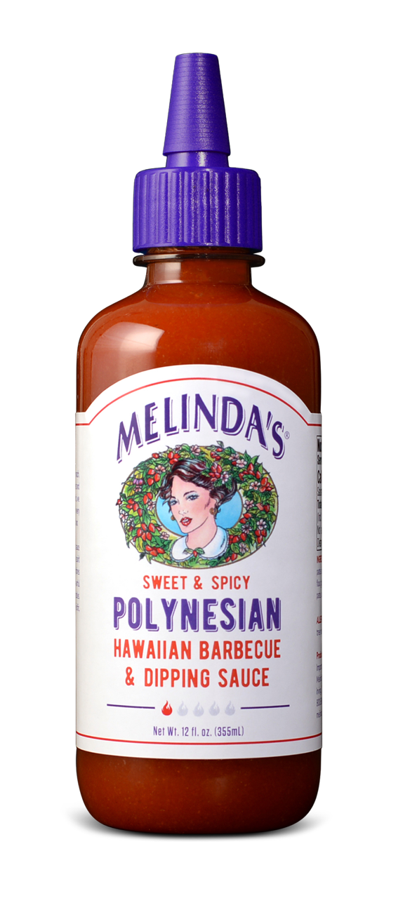 Melinda_sSpicyPolynesianSauce_1375a07c-8eb7-49b6-a05f-b0128fb85d5b Melinda’s – Spicy Polynesian Hawaiian BBQ Sauce (6 x 12oz) - Pallet - Image 1
