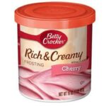 Betty Crocker - Rich & Creamy Frosting, Cherry (8 x 16oz) - Pallet