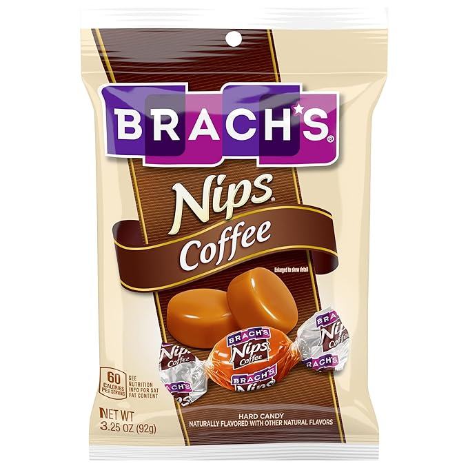 brach-s-nips-coffee-hard-candy-peg-bag-12-x-3-25oz-black-sand-distribution Brach's Nips - Coffee Hard Candy Peg Bag (12 x 3.25oz) - Pallet - Image 1