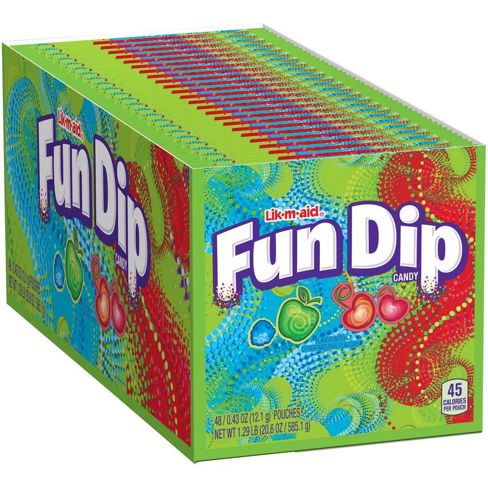 fun-dip-3-flavor-pack-48ct-12-x-0-43oz-black-sand-distribution Fun Dip - 3 Flavor Pack 48CT (12 x 0.43oz) - Pallet - Image 1