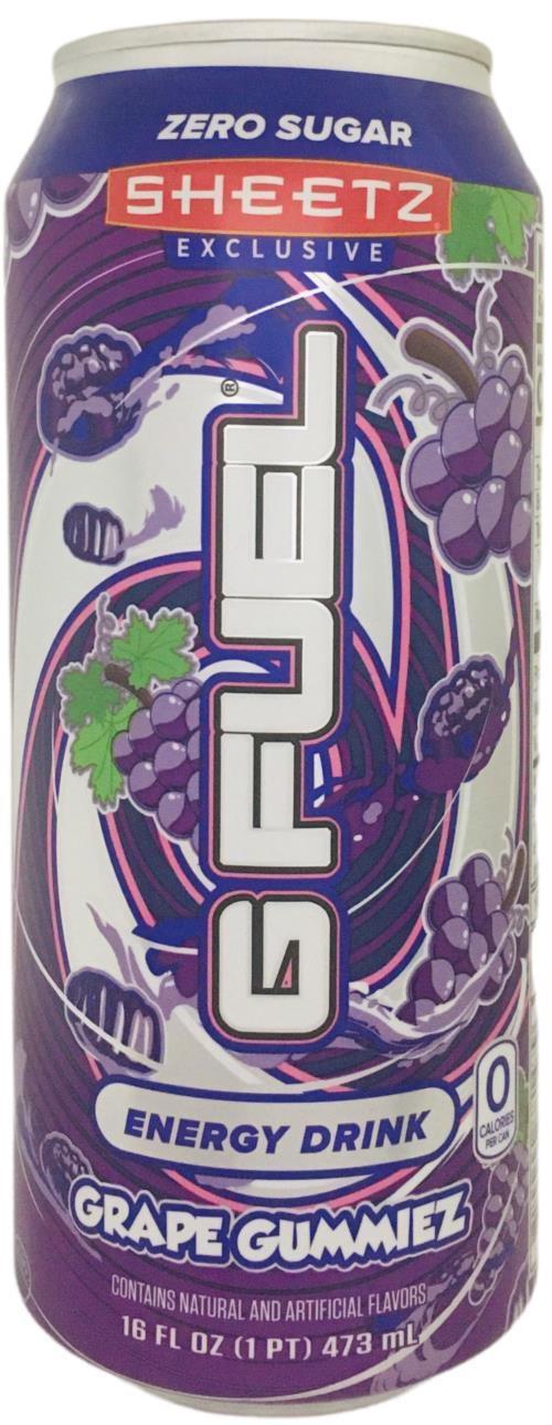g-fuel-rtd-grape-gummiez-12-x-16oz-black-sand-distribution G Fuel RTD - Grape Gummiez / 12 x 16oz - Pallet - Image 1