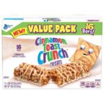 General Mills Cereal Bars - Cinnamon Toast Crunch Treat Bars Value Pack 16CT (4 x 13.6oz) - Pallet