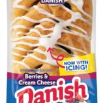 Hostess - Iced Berries & Cream Cheese Danish Single Serve 6ct 6pk (36 x 5oz) - Pallet