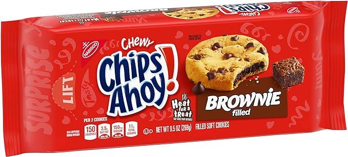 mondelez-chips-ahoy-chewy-gooey-cookies-brownie-12-x-9-5oz-black-sand-distribution Mondelez - Chips Ahoy! Chewy Gooey Cookies Brownie (12 x 9.5oz) - Pallet - Image 1