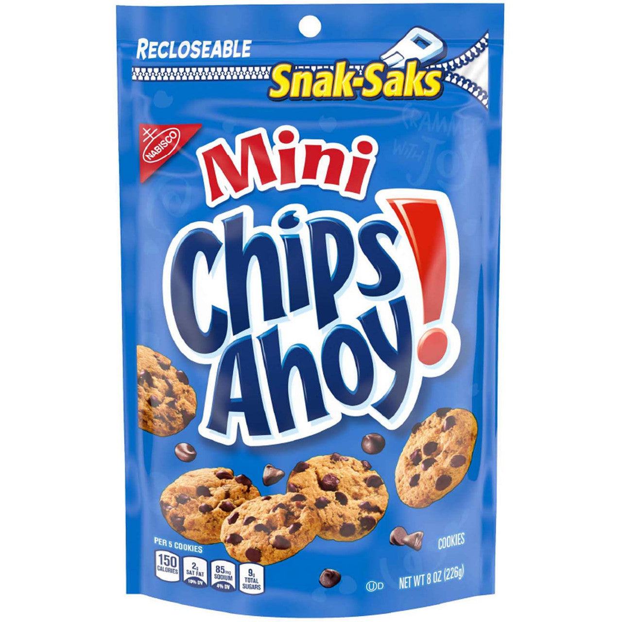 mondelez-chips-ahoy-mini-snak-saks-12-x-8oz-black-sand-distribution Mondelez - Chips Ahoy! Mini Snak-Saks (12 x 8oz) - Pallet - Image 1